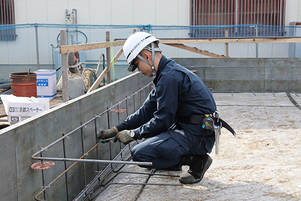 建造物・構造物の鉄筋工事